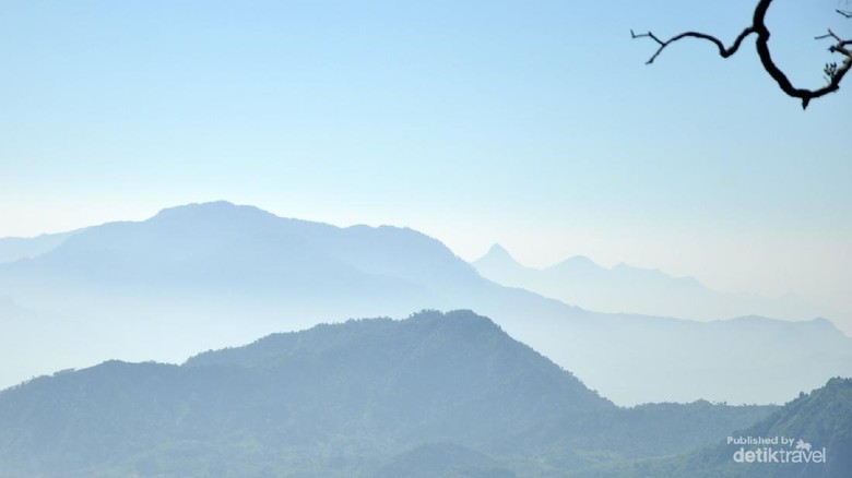 Trekking banyak bonus di hutan pegunungan dekat Jakarta lukisan alam pegunungan sanggabuana dan sekitar