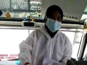 Kesaksian Perekam soal Video Viral Wanita Ber-APD Jual Surat Bebas COVID
