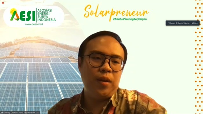 Wakil Ketua Umum Asosiasi Energi Surya Indonesia (AESI), Anthony Utomo