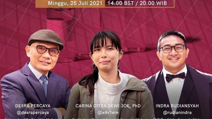 acara Ngosyek atau Ngobrol Asyeek di Instagram Duta Besar Indonesia untuk Inggris @desrapercaya