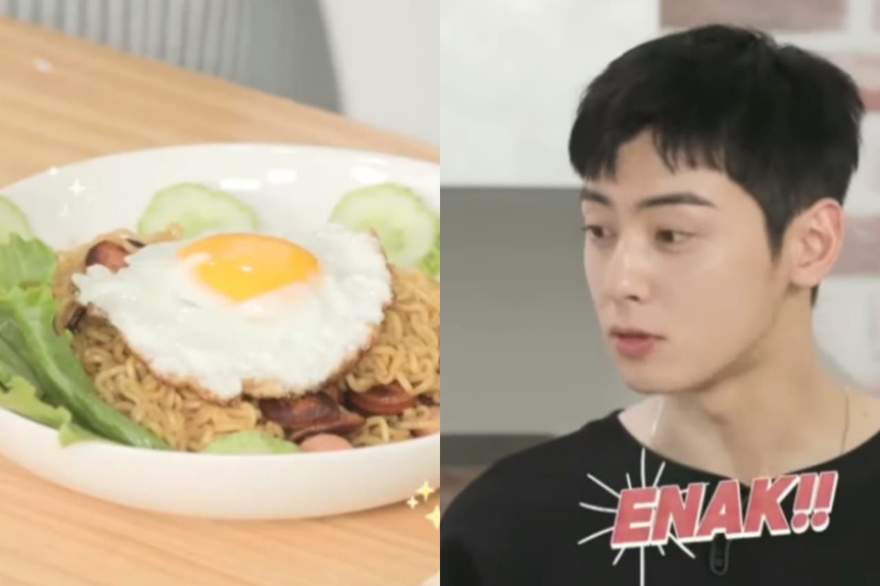 Cha Eun Woo Cicip Indomie Goreng