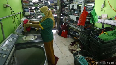 Geliat Usaha Laundry di Tengah PPKM Level 4