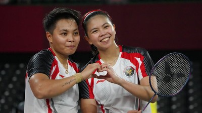 Potret Aksi Greysia Polii/Apriyani Rahayu Jadi Juara Grup A