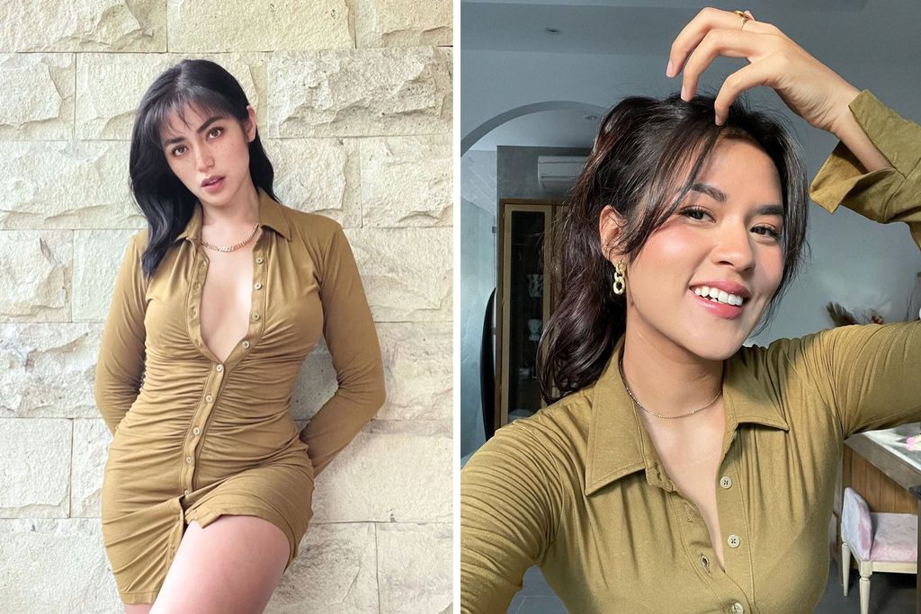 Beda Gaya Raisa dan Jessica Iskandar saat Pakai Baju  