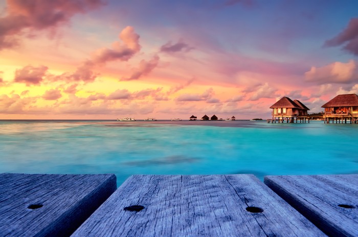 Maldives sunset