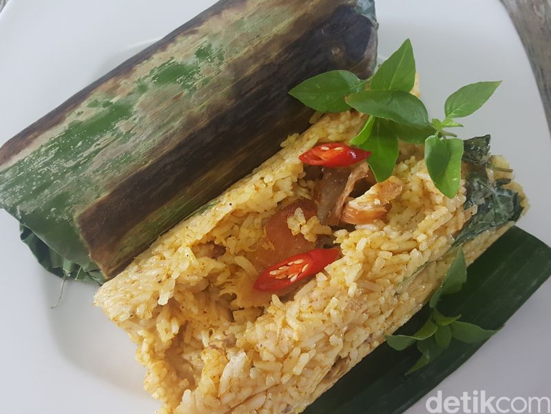 Resep Nasi Bakar Ayam Kemangi