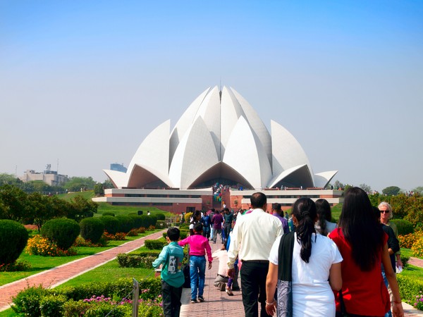 Di India, Bahai sudah punya rumah ibadah namanya Lotus Temple. (Getty Images)