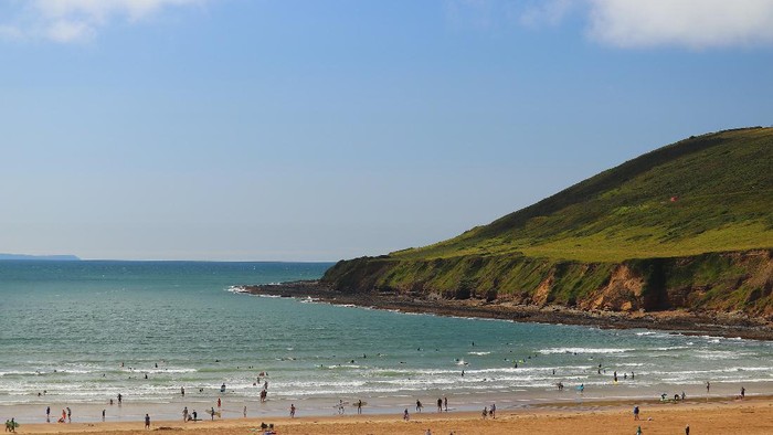Shot from deep within Saunton sand dunes