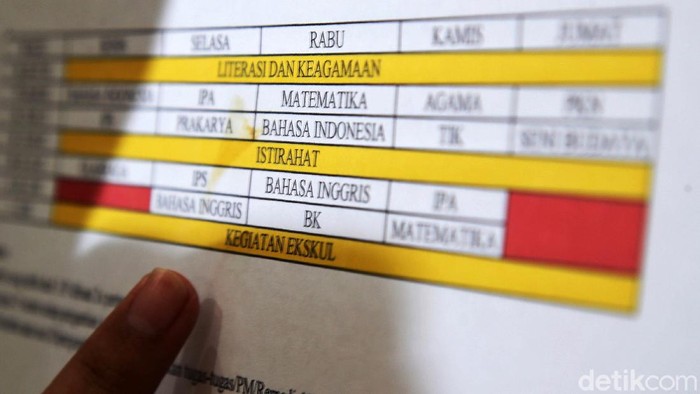 Sejumlah anak belajar secara daring di rumahnya kawasan Sunter Agung, Jakut. Sistem daring ini telah berjalan 1,5 tahun karena pandemi COVID-19 belum usai.