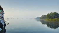 Namun sayang, keberadaannya kini mengkhawatirkan, pulau-pulau di taman nasional ini mulai tenggelam.  (Getty Images/iStockphoto)