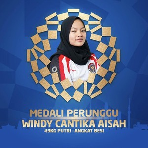 Raih Medali Pertama di Olimpiade 2020, Windy Cantika Klarifikasi Soal Hijab Raih Medali Pertama di Olimpiade 2020, Windy Cantika Klarifikasi Soal Hijab