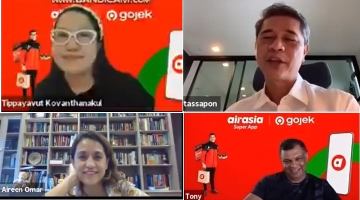 Meeting virtual AirAsia Thailand.