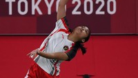 Pada gim kedua, Gregoria berhasil menutup laga dengan skor 21-17, ditutup dengan satu smash ke sisi kiri Lianne Tan. Laga berakhir dalam waktu 42 menit. Dengan hasil ini, Gregoria berhasil menjadi juara Grup M dengan hasil dua kemenangan. Ia berhak atas satu tempat ke fase gugur. Antara Foto/Sigid Kurniawan