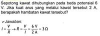 Contoh Soal Hukum Ohm, Penjelasan, Dan Jawabannya