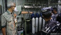 Bantuan oksigen dari KRI dr Soeharso akan diprioritaskan untuk pemenuhan kebutuhan rumah sakit di Semarang Raya