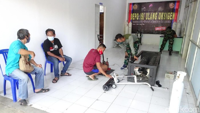 layanan oksigen gratis marinir surabaya