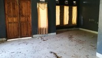 Suasana di dalam rumah milik warga yang harus ditinggalkan akibat longsor Cimanggung, Kabupaten Sumedang pada 9 Januari 2021.