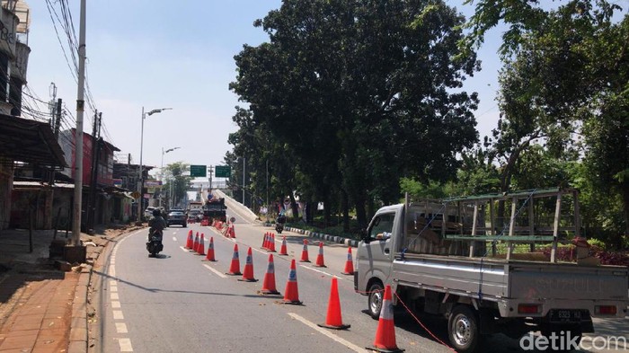 Penyekatan di Lenteng Agung, Rabu (28/7)