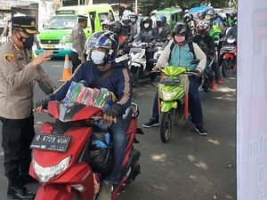 Razia Vaksin di Jalan Raya Kota Bogor