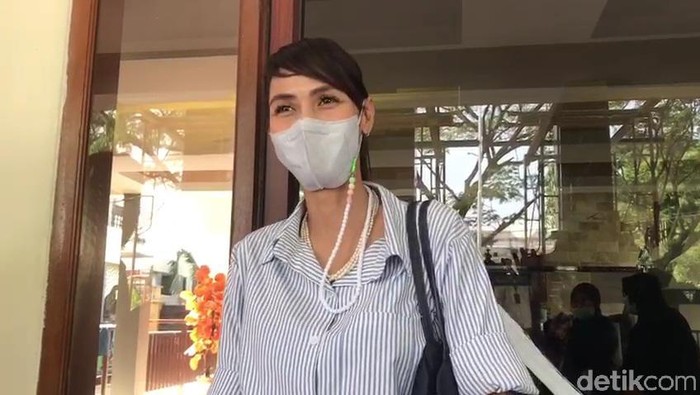 Wenny Ariani di Pengadilan Negeri Tangerang Rabu (28/7/2021).