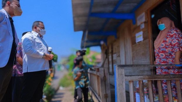 Bupati Musi Banyuasin mengecek warga yang isoman (Dok istimewa)