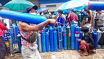 Corona Melonjak, Warga Myanmar Sibuk Berburu Oksigen