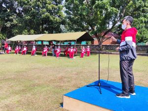 Paskibraka dari 34 Provinsi Mulai Latihan di Lapangan PPPON Cibubur
