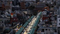 Selain itu area turis yang berada di sekitar venue Olimpiade Tokyo 2020 dan di wilayah-wilayah lainnya juga terdampak larangan masuk turis ke Jepang. Carl Court/Getty Images.