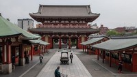 Perhelatan Olimpiade Tokyo 2020 yang seharusnya ramai penonton, justru terlihat sepi.  Carl Court/Getty Images.