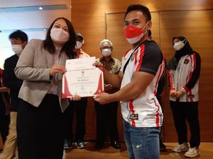 Eko Yuli-Windy Cantika Dihadiahi Tiket PP Jakarta-Tokyo 1 Tahun