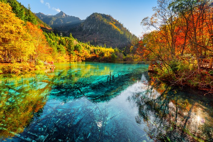 Five Flower Lake di China