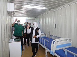 Khofifah Sebut BOR RSU Soetomo Surabaya Mulai Melandai