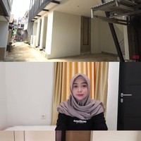 Inilah penampakan kosan yang dibangun Ria Ricis di sebuah kawasan di Jakarta Selatan. Meski sederhana, desain yang modern membuat kosan ini tetap terlihat menarik. (Foto: YouTube dan Instagram)