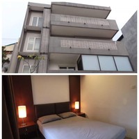 Tya Ariestya turut andil dalam bisnis kosan yang dikelola keluarganya. Tampak depan, desain arsitektur bergaya industrial menjadi daya tariknya. (Foto: YouTube dan Instagram)