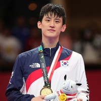 Lee Dae Hoon bergabung dengan tim Olimpiade saat masih duduk di bangku SMA pada 2010. Ia populer dengan tendangan memutar dan spesialisasinya serangan di wajah. Foto: dok Lintao Zhang_Getty Images