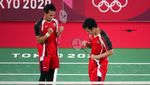 Aksi-aksi Ahsan/Hendra Lolos ke Semifinal Olimpiade