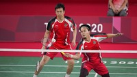 Peringkat kedua ditempati Hendra Setiawan/Mohammad Ahsan. AP/Dita Alangkara