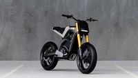 Selain desain premium yang ditawarkan Concept-E juga menawarkan suspensi terbaik dari Ohlins bersama dengan stopping power produksi CNC Machined alumunium Beringer caliper. Foto: Pool (DAB Motors/Visordowns)