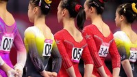 Walaupun masih dalam pandemi COVID-19 yang membua Olimpiade Tokyo ini menjadi sepi, tidak membuat semangat mereka padam. Toru Hanai/Getty Images