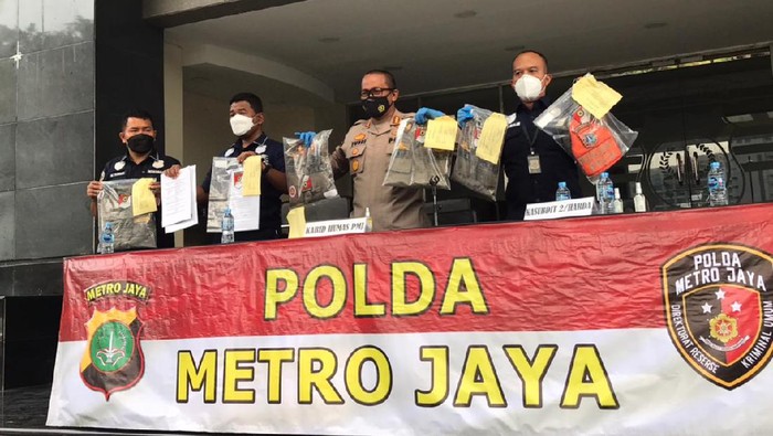 Polda MEtro Jaya tetapkan 1 orang tersangka terkait penipuan modus rekrutmen Satpol PP DKI Jakarta (Nur Aziza/detikcom)
