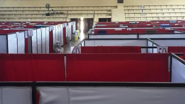Postingan pasien isolasi COVID tentang nakes di GOR Gelarsena Klaten