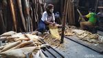 Produksi Kerupuk Rambak di Magelang Tetap Digenjot