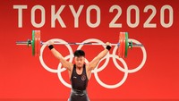 Rahmat menjadi salah satu wakil Indonesia yang menjalani debutannya di Olimpiade kali ini. Ia tampil di kelas 73 kg angkat besi dengan berada di Grup B. NOC INDONESIA/Antara Foto