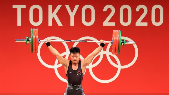 Rahmat Erwin Abdullah Raih Perunggu Olimpiade Tokyo Atlet angkat besi, Rahmat Erwin Abdullah berhasil meraih perunggu di ajang Olimpiade Tokyo 2020. Rahmat membukukan angkatan total 342kg.