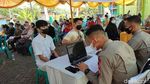 Ribuan Santri dan Warga Divaksin di Ciamis