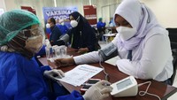 Kegiatan ini untuk mendukung program vaksinasi pemerintah. 