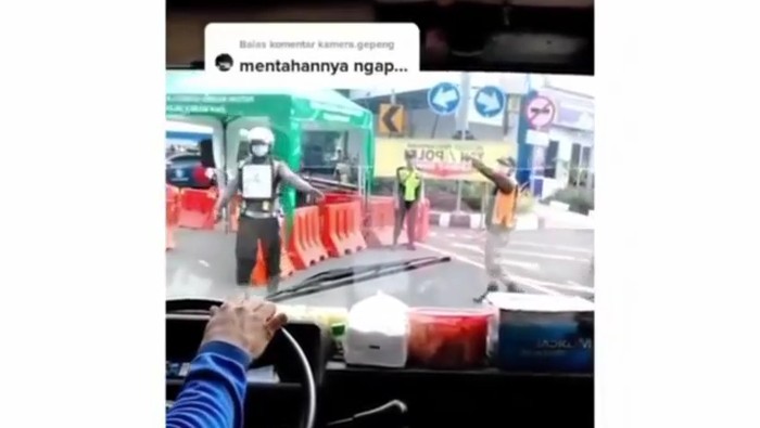 viral kendaraan pembawa oksigen diputar balik