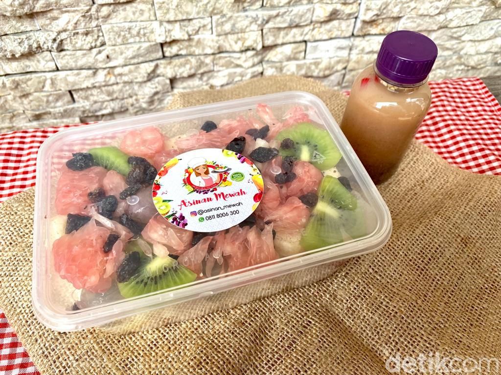 Super Mewah! Asinan Buah Ini Dibanderol Rp 500.000, Apa Saja Isinya?