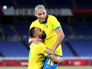Pemain-pemain Brasil Ledek Argentina yang Sudah Kandas dari Olimpiade