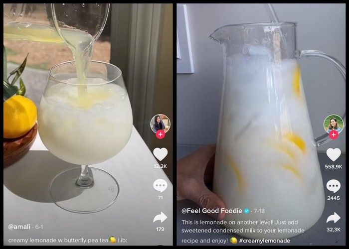 Creamy Lemonde Tren di TikTok, Begini Cara Bikinnya